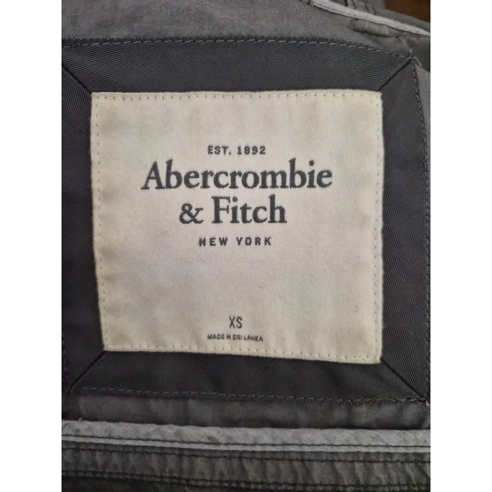 Abercrombie & Fitch Women's Utility Jacket‎ XS Gray Hooded Cargo Bella Swan